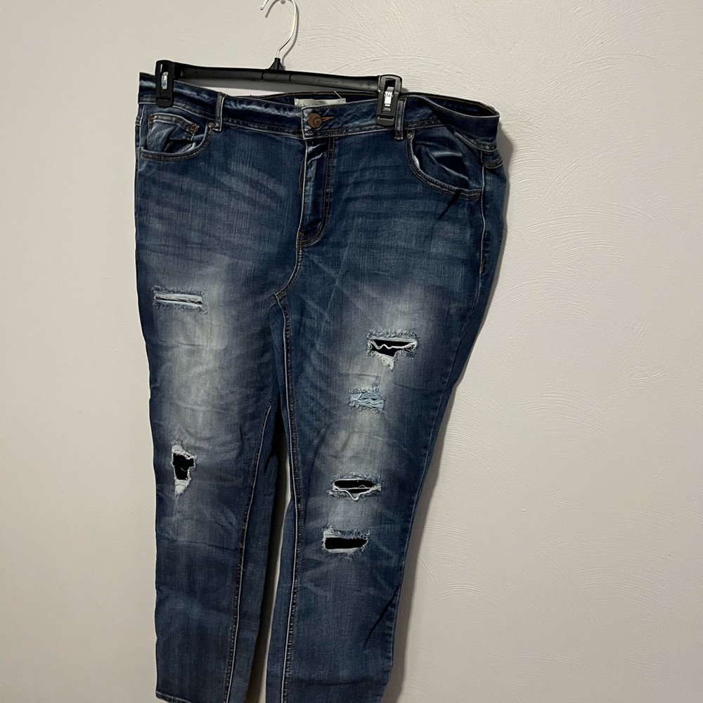 Cato Blue Straight Leg Jeans Classic Style